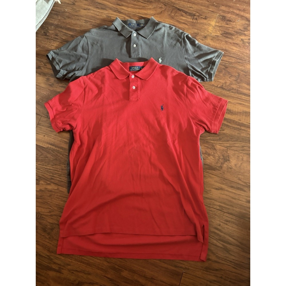 Polo Ralph Lauren Men's XL Classic Fit Blue Polo X2